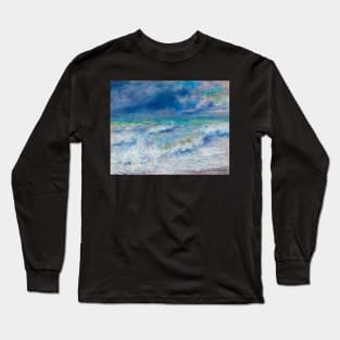 Seascape (1897) by Pierre-Auguste Renoir. Long Sleeve T-Shirt